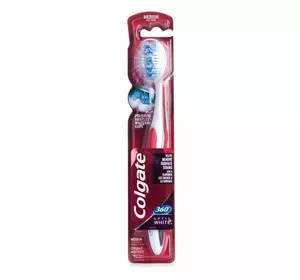 Зубна щітка COLGATE 360° OPTIC WHITE MEDIUM (відбілююча) Зубна щітка COLGATE 360° OPTIC WHITE MEDIUM (відбілююча)