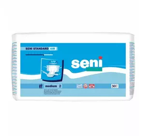 Підгузки для дорослих SENI STANDARD Air Medium (2) 30шт. Підгузки для дорослих SENI STANDARD Air Medium (2) 30шт.