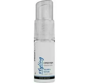 Спрей-пудра для волосся легкої фіксації ProfiStyle Styling Powder Spray Volume&Texture 12 г Спрей-пудра для волосся легкої фіксації ProfiStyle Styling Powder Spray Volume&Texture 12 г