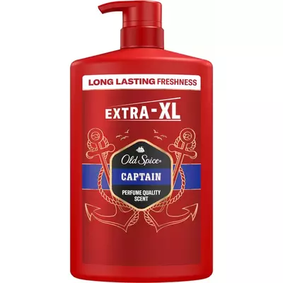 Гель для душу + шампунь Old Spice 3-в-1 Captain 1000 мл