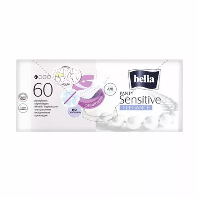 Прокладки гігієнічні щоденні BELLA PANTY SENSITIVE ELEGANCE 60 (60 шт.)