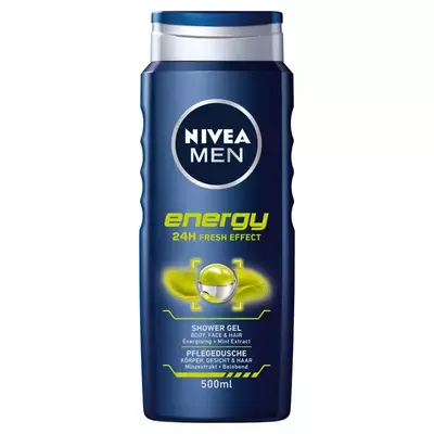 Гель для душу чоловічий Nivea Men Energy освіжаючий 500 мл