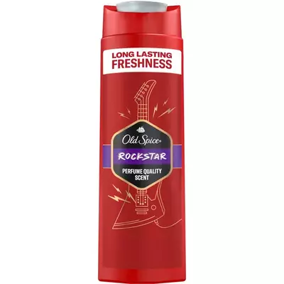 Гель для душу + шампунь Old Spice 3-в-1 Rockstar 400 мл