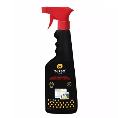TURBOчист Засіб для очищення скла духових шаф та камінів 450 мл.