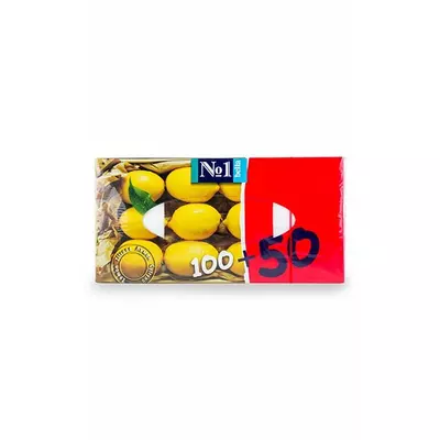 Хустинки гігієнічні паперові Bella №1 універсальні, двошарові (лимон 150 шт.)