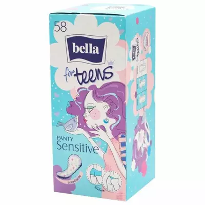 Прокладки гігієнічні щоденні BELLA FOR TEENS SENSITIVE 58 (58шт.)