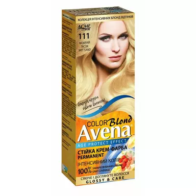 Крем-фарба для волосся "ЕКМІ-КОЛОР" AVENA 111 Мокрий пісок