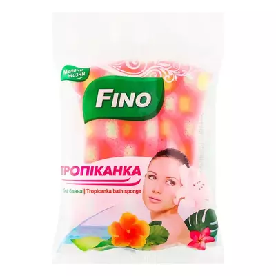 Губка банна масажна FINO Тропіканка
