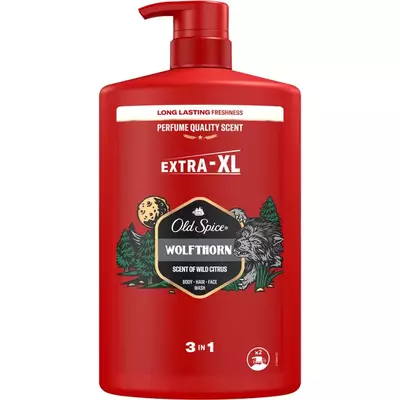 Гель для душу + шампунь Old Spice Wolfthorn 3-в-1 1 л