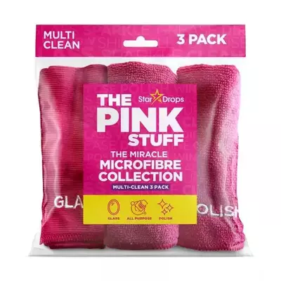 Набір серветок з мікрофібри The Pink Stuff Microfibre Collection 3шт