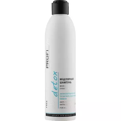 Міцелярний шампунь PROFIStyle Detox антизабруднювальний та антиоксидантний ефекти 250 мл